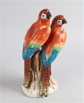 Papageienpaar, - Starožitnosti