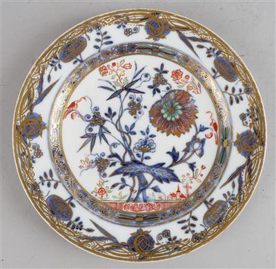 Zwiebelmuster Teller, Meissen um 1735/40, - Starožitnosti