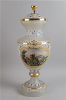 Deckelvase, - Antiquariato