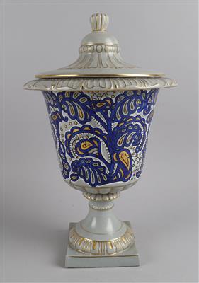 Deckelvase, - Antiquariato