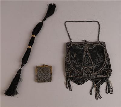 Perltasche, Börse und Geldkatze, - Antiquitäten