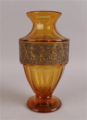 Vase, Fa. Moser, Karlsbad um 1925, - Antiquariato