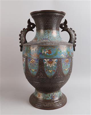 Champlevé Vase, - Works of Art