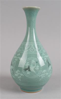 Kleine Seladon glasierte Vase, Korea, 20. Jh., - Antiquariato
