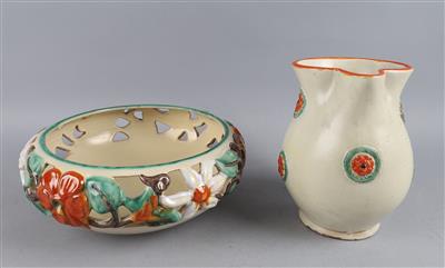 Krug, Schüssel, Gmundner Keramik, um 1932-47, - Antiquariato