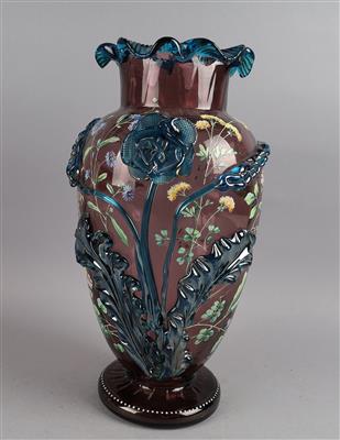 Vase, Böhmen Ende 19. Jh., - Works of Art