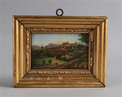 Porzellan-Bild "Gotha" - Antiquitäten