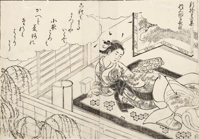 Nishikawa Sukenobu (1671-Kyo - Antiquariato