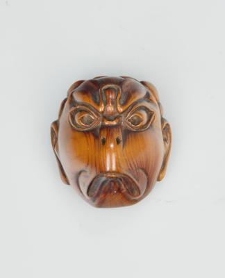 Karasu tengu Masken-Netsuke, Japan, Meiji Zeit (1868-1912), - Antiquariato