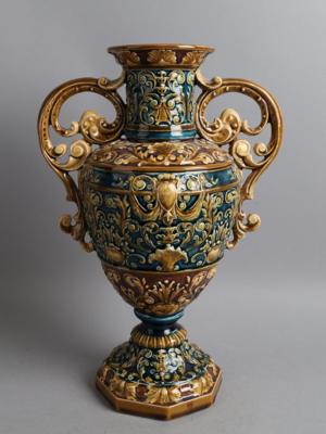 Historismus Henkelvase, - Antiquitäten