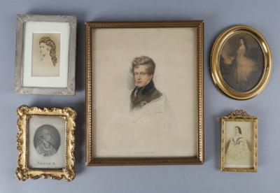 Österreichisches Kaiserhaus - Konvolut Porträts, - Antiquitäten