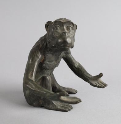 Bronze Affe, - Antiquariato