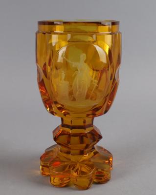 Pokal, Böhmen um 1840/50, - Works of Art