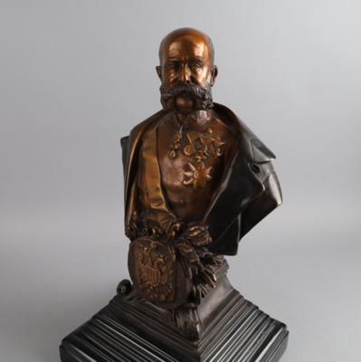 Kaiser Franz Joseph I. von ÖSterreich - Büste, - Antiquitäten