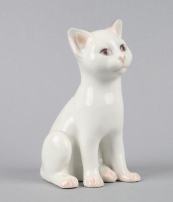 Sitzende Katze, Bing  &  Grondahl, - Antiquitäten