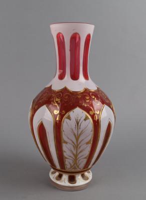 Vase, Gräfl. Schaffgott'sche Josephinenhütte, Schreiberhau um 1860, - Starožitnosti