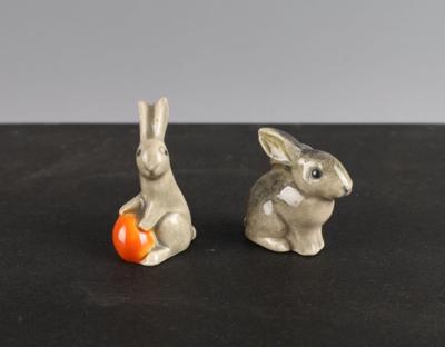 Anton Klieber, Hase und kleines Osterhaserl, - Antiquariato