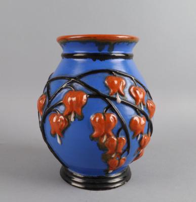 Vase, Alpenländische Kunstkeramik Liezen, um 1925/30, - Antiquitäten