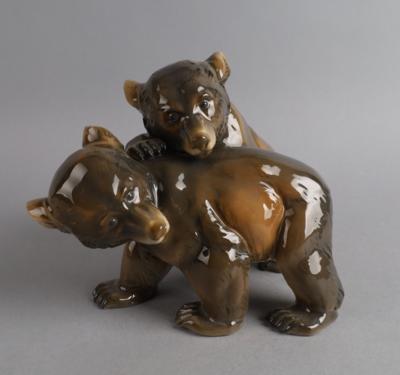 Zwei junge Bären, Rosenthal, - Antiquitäten
