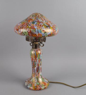 Tischlampe mit Millefioridekor, La Fornasotta, Murano, neuzeitliche Ausführung - Starožitnosti