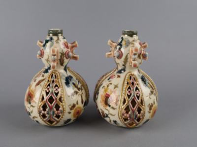 Paar Vasen, Zsolnay, - Antiquariato