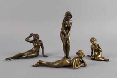 Vier weibliche Akte, Entwurf: Franz Josef Starek, Ausführung: in der Art F. X. Bergmann, Wien - Works of Art