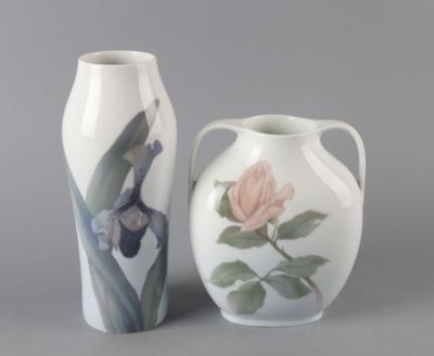2 Vasen, Royal Copenhagen, - Antiquitäten