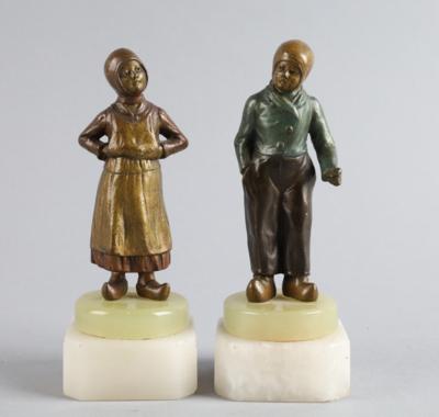 Paar holländische Kinder, - Antiquitäten
