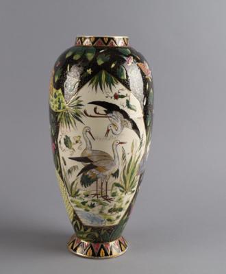 Vase, Fischer, Budapest Ende 19. Jh., - Works of Art