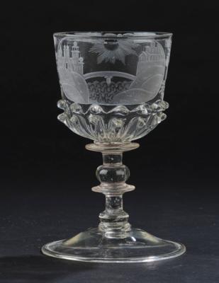 Pokal, Böhmen um 1690, - Antiquitäten