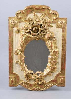 Geschnitzter Spiegelrahmen, - Antiquariato