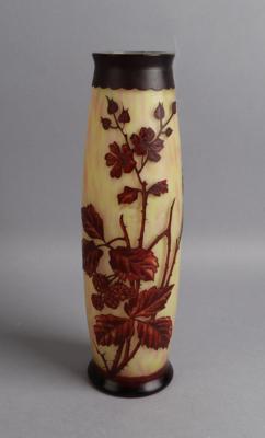 Vase mit Brombeerdekor, Gräflich Harrachsche Glashütte, Neuwelt, um 1920 - Starožitnosti