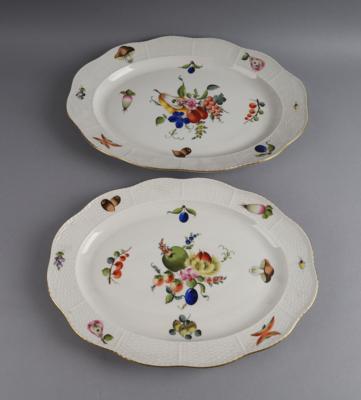 Herend - 2 ovale Platten, - Works of Art