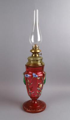 Petroleumlampe, Böhmen, Ende 19. Jh., - Works of Art