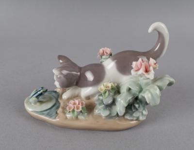 Katze und Frosch, Lladro, - Works of Art