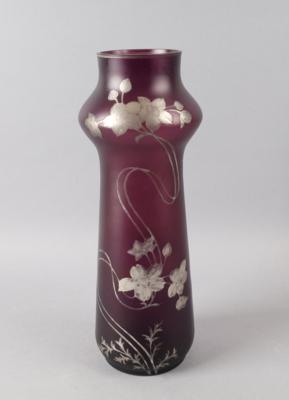 Vase mit Floraldekor, Carl Goldberg, Haida, um 1900 - Starožitnosti