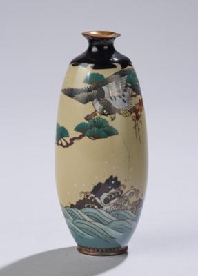 Kleine Cloisonné Vase, Japan, Meiji Periode, - Works of Art