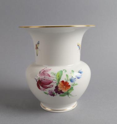 Vase mit Blumendekor, KPM Berlin 2. Hälfte 20. Jh. - Antiquitäten