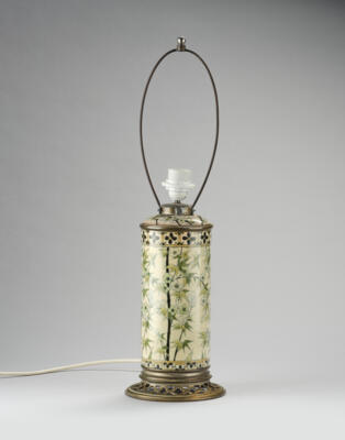 Tischlampenfuß, Zsolnay, um 1880, - Antiquitäten