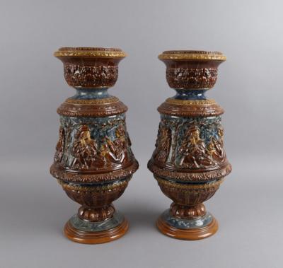 Paar Vasen, Ende 19. Jh., - Antiquitäten