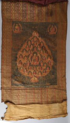 Thangka der 35 Bekenntnisbuddhas, Tibet, 18./19. Jh., - Antiquariato
