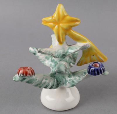Weihnachtsbaum, klein, Modellnummer: 353, Anzengruber Keramik, Wien, Entwurf: 1948 - Antiquariato