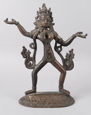 Bronzefigur, Indien, 20. Jh., - Antiquitäten