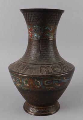 Champlevé Vase, Japan, - Works of Art