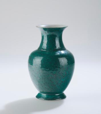 Vase mit "Robin's Egg" Glasur, China, 20. Jh., - Antiquitäten