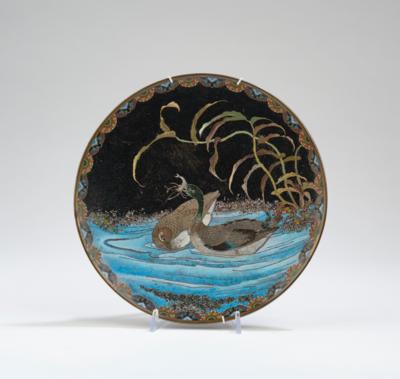 Cloisonné Teller, Japan, Meiji Periode, - Antiquitäten