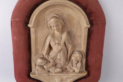 Hl. Maria mit Jesuskind und Johannes Knaben, - Works of Art