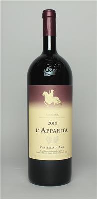 2010 L'Apparita IGT, Castello di Ama, 93 Wine Spectator-Punkte, Magnum in OHK - Die große DOROTHEUM Weinauktion powered by Falstaff