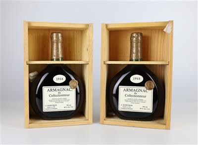 1944 Armagnac du Collectionneur AOC, J. Dupeyron, Frankreich, 2 Flaschen in OHK - Vini e spiriti
