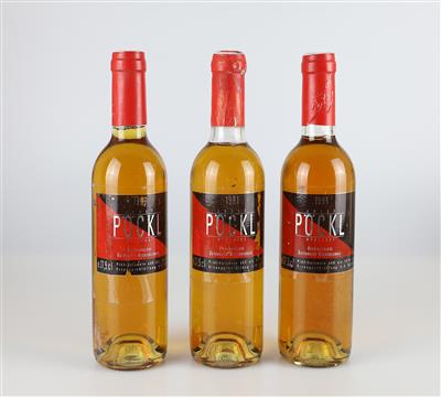 1991 Beerenauslese, Weingut Pöckl, Burgenland, 3 Flaschen halbe Bouteille - Víno a lihoviny